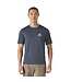PATAGONIA M's Cap Cool Daily Graphic Shirt - Lands Chouinard Crest: Smolder Blue X-Dye M