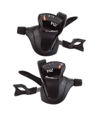Sunrace DLM400 Trigger Shifter Set 3/8 spd Black