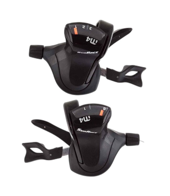 Sunrace DLM400 Trigger Shifter Set 3/8 spd Black