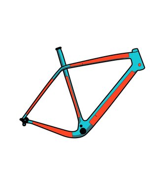 RideWrap Covered Road and Gravel Frame Protection Kit - Gloss