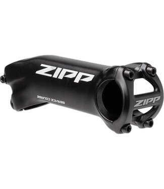 ZIPP Zipp AM Zipp Stem Service Course  6° 90mm 1.125 Blast Black with Etched Logo, 6061, Universal Faceplate B2