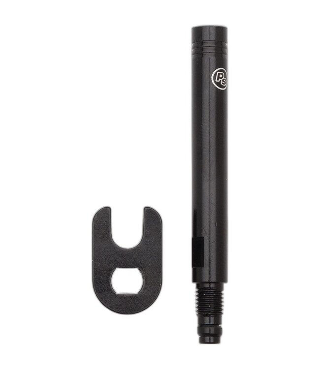 Problem Solvers Presta Valve Extender: Removable Core 30mm Black