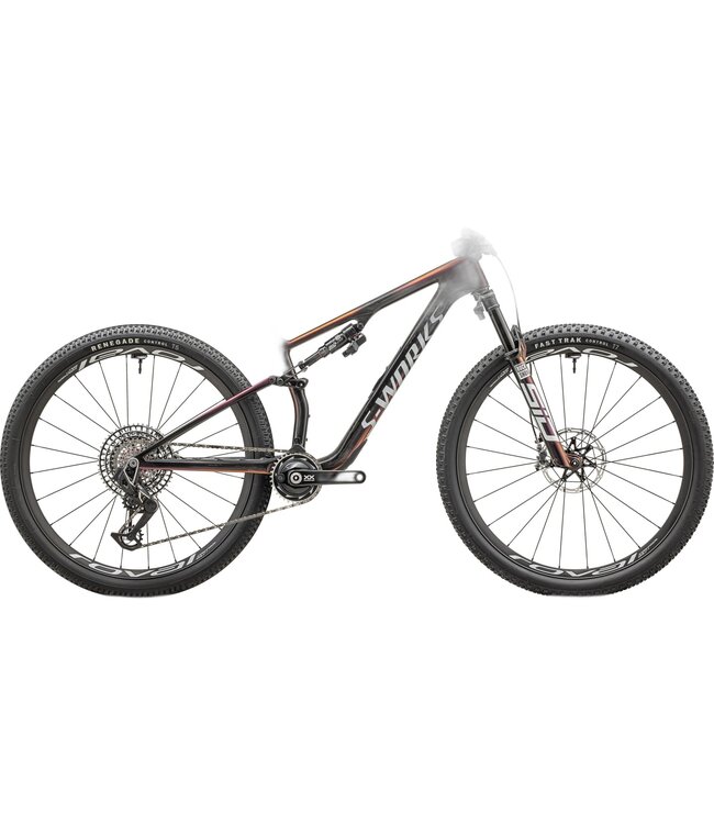 SPECIALIZED Specialized S-Works Epic 8  Gloss Carbon/met Vivid Pink/ viavi Gol/met Mid Sha/wht Small