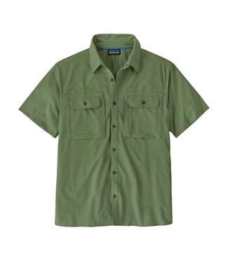 PATAGONIA Patagonia M's L/S Self Guided Sun Shirt Terrain Green L