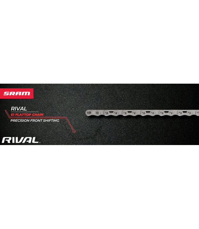 SRAM Sram Chain RIVAL E1 Flattop - 126Links with PowerLock - 12/13 s