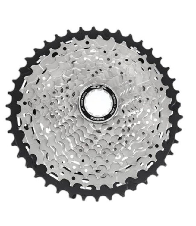 SHIMANO Shimano SLX CS-M7000 Cassette - 11 Speed, 11-42t, Silver/Black