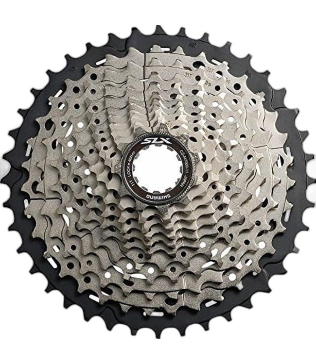 SHIMANO Shimano SLX CS-M7000 Cassette - 11 Speed, 11-42t, Silver/Black