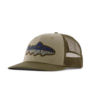 PATAGONIA Take a Stand Trucker Hat Wild Waterline: River Rock Green ALL
