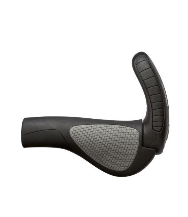 Ergon GP3 Grips - Lock-On, Twistshift, Large, Black/Gray