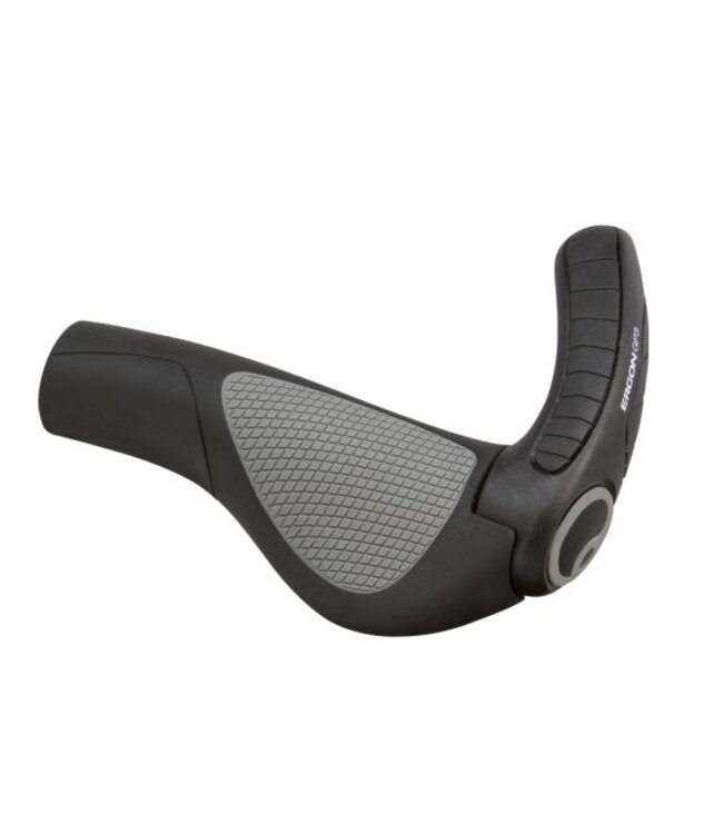 Ergon GP3 Grips - Lock-On, Twistshift, Large, Black/Gray
