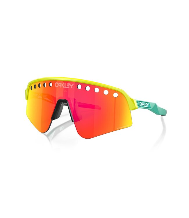 OAKLEY Oakley Sutro Lite Sweep Tennis Ball Yellow Prizm Ruby Sunglasses
