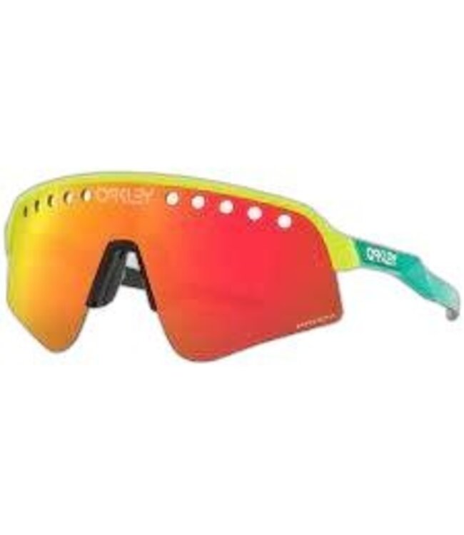 OAKLEY Oakley Sutro Lite Sweep Tennis Ball Yellow Prizm Ruby Sunglasses
