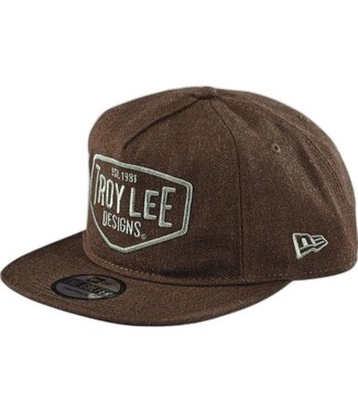 Troy Lee Designs Motor Oil Snapback Heather Brown Hat