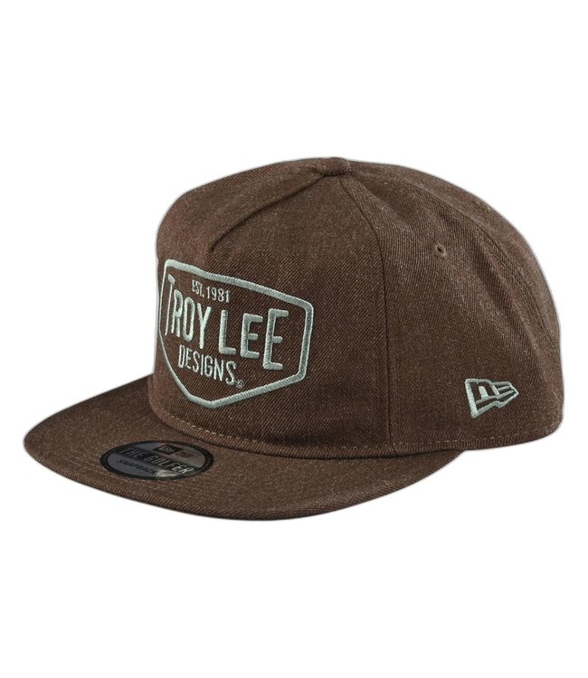 Troy Lee Designs Motor Oil Snapback Heather Brown Hat