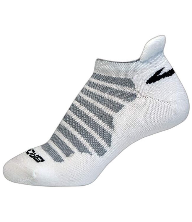 BROOKS Brooks Glycerin Midweight Tap Unisex Socks White Medium