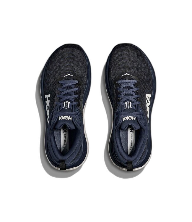 HOKA M GAVIOTA 5 MEN'S BLACK / ELECTRIC COBALT 11.5D