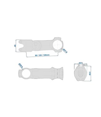Ritchey 4-Axis Stem - 120mm, 31.8 Clamp, Adjustable, 1 1/8", Aluminum, Black