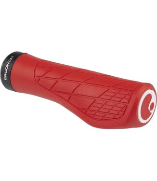 Ergon GA3 Grips - Risky Red, Lock-On, Large