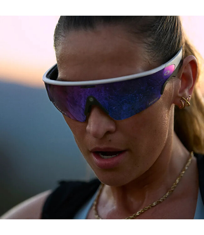 OAKLEY Oakley Meta Vanguard Prizm Sapphire Lenses,  White Frame