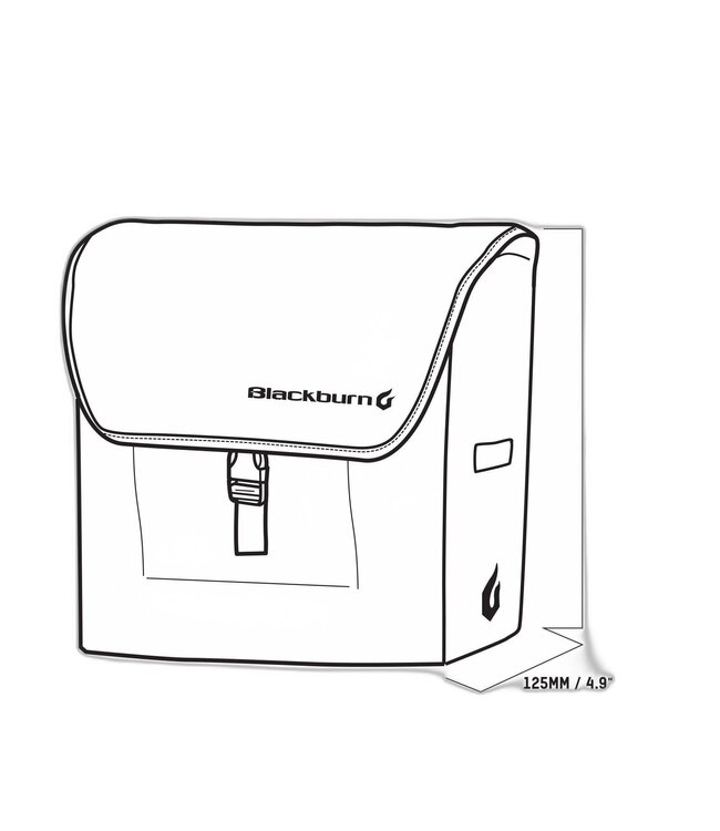 BLACKBURN BlackBurn Local Rear Pannier Black