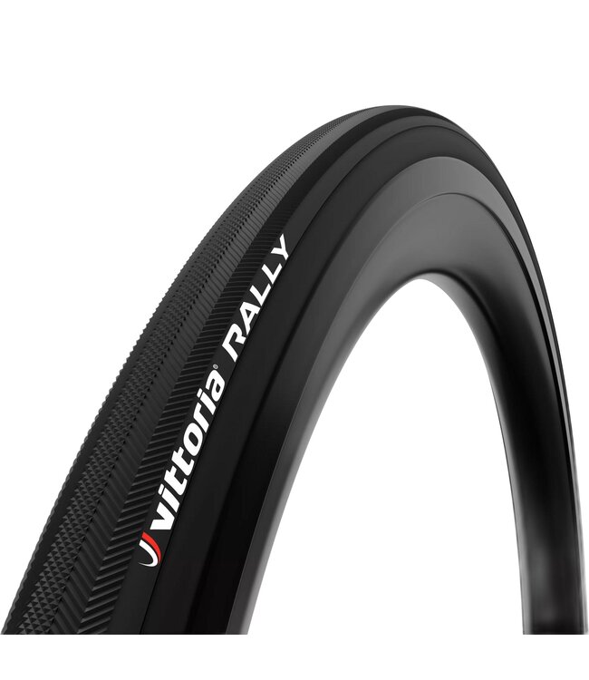 VITTORIA Vittoria Rally Tire - 700 x 25, Tubular, Folding, Black/Tan