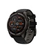 GARMIN Garmin fēnix 8 – 51 mm, Solar Sapphire, Titanium with Amp Yellow/Graphite Silicone Band