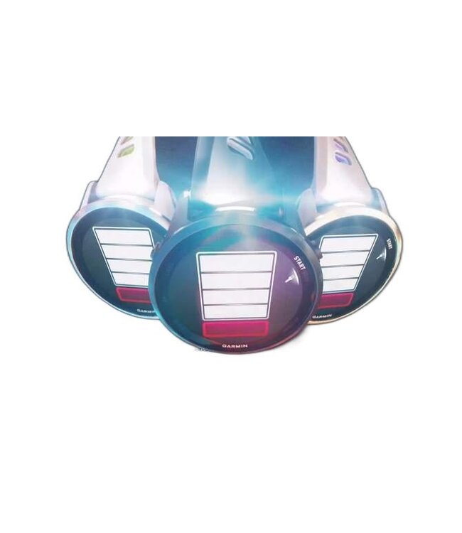 GARMIN Garmin Forerunner® 970 Titanium with Whitestone Case and Whitestone/Translucent Amp Yellow Band