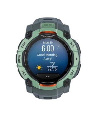 GARMIN Garmin Instinct 3 – 50 mm Amoled Neotropic Bezel w Twilight Band WW