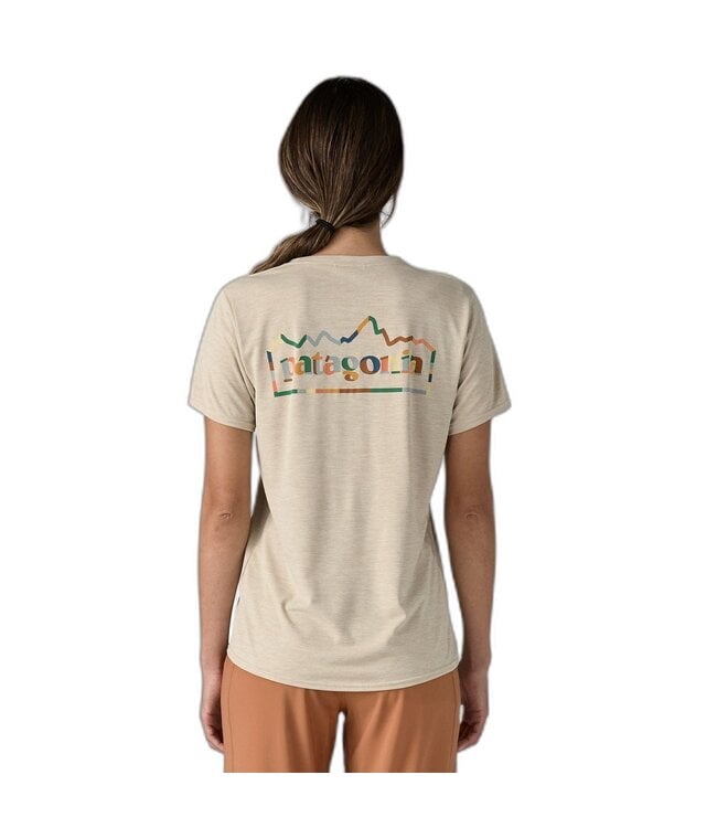 PATAGONIA W's Cap Cool Daily Graphic Shirt Unity Fitz: Pumice X-Dye M