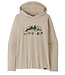 PATAGONIA W's Cap Cool Daily Graphic Hoody Fitz Roy Superbloom: Pumice X-Dye S