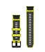 GARMIN Garmin QuickFit® 22 Watch Bands QuickFit® 22 Watch Bands, Amp Yellow/Graphite Silicone