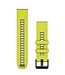 GARMIN Garmin QuickFit® 22 Watch Bands QuickFit® 22 Watch Bands, Amp Yellow/Graphite Silicone
