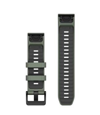 GARMIN Garmin QuickFit® 22 Watch Bands QuickFit® 22 Watch Bands, Willow/Graphite Silicone