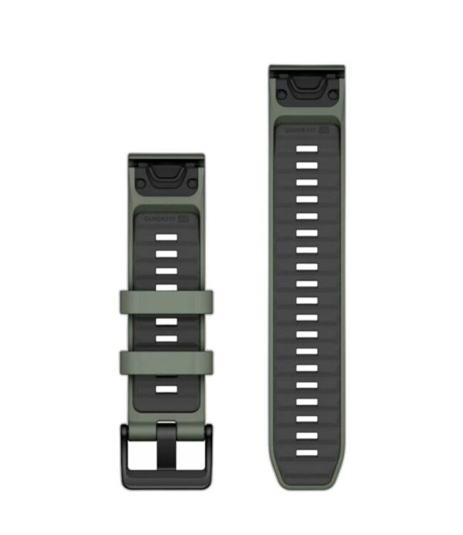GARMIN Garmin QuickFit® 22 Watch Bands QuickFit® 22 Watch Bands, Willow/Graphite Silicone