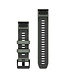 GARMIN Garmin QuickFit® 22 Watch Bands QuickFit® 22 Watch Bands, Willow/Graphite Silicone