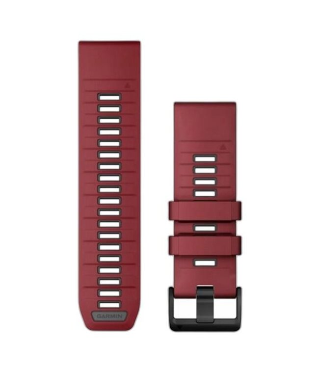GARMIN Garmin QuickFit® 26 Watch Bands QuickFit® 26 Watch Bands, Marsala/Graphite Silicone