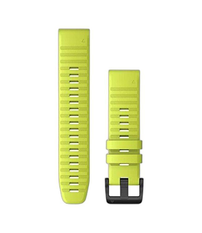 GARMIN Garmin Band, QuickFit 22mm, Amp Yellow Silicone Striped