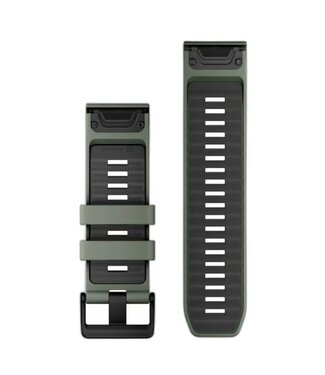 GARMIN Garmin QuickFit® 26 Watch Bands QuickFit® 26 Watch Bands, Willow/Graphite Silicone