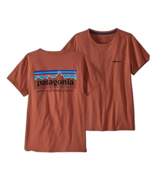 PATAGONIA W's P-6 Mission Organic T-Shirt Burl Red M