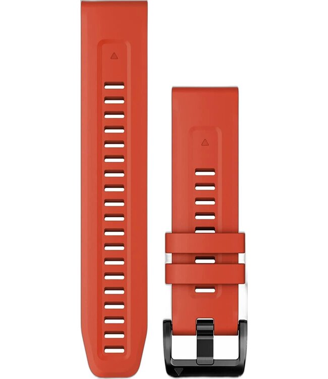 GARMIN Garmin QuickFit® 22 Watch Bands Flame Red Silicone