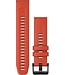 GARMIN Garmin QuickFit® 22 Watch Bands Flame Red Silicone