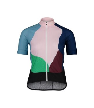 POC Poc Essential Road Logo Jersey Women's Splashes Opal Medium