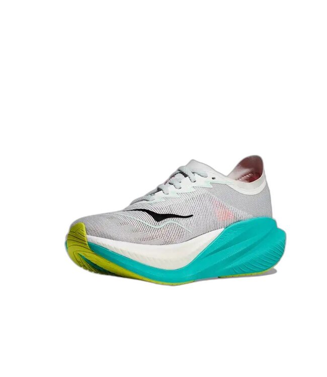 HOKA W MACH X 2 FROST / ELECTRIC AQUA 07.5B