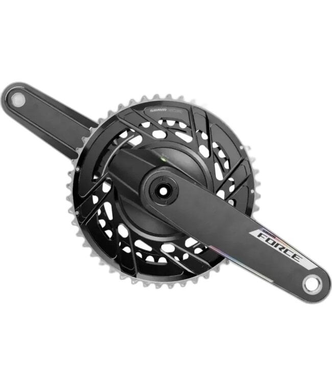 SRAM Sram Crankset w/Power meter spider FORCE AXS E1 DUB 165mm - Thread Mount 5037T (BB not included)