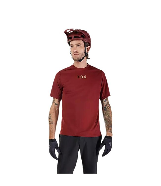 Fox Racing RANGER SS JERSEY WORDMARK [BLK] L