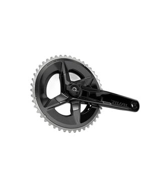 SRAM SRAM Rival AXS Crankset with Quarq Power Meter - 172.5mm, 12-Speed, 48/35t Yaw, 107 BCD, DUB Spindle Interface, Black, D1