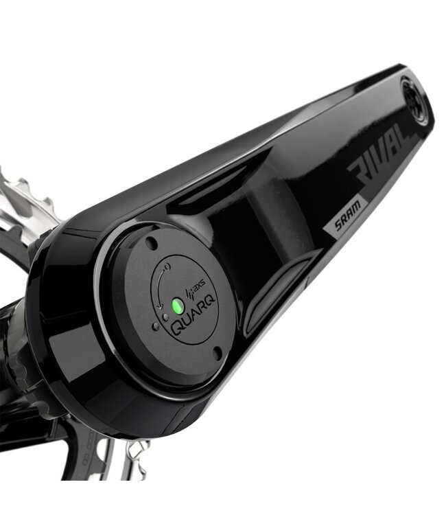 SRAM SRAM Rival AXS Crankset with Quarq Power Meter - 172.5mm, 12-Speed, 48/35t Yaw, 107 BCD, DUB Spindle Interface, Black, D1