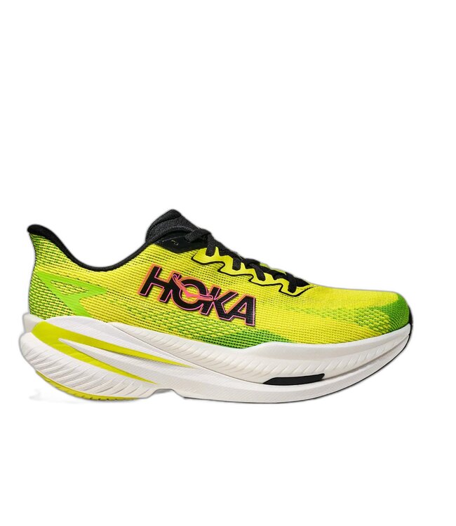 Hoka W MACH X 3 WHITE / NEON LIME 09B