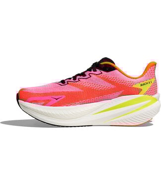 Hoka W MACH X 3 WHITE / NEON LIME 08.5B