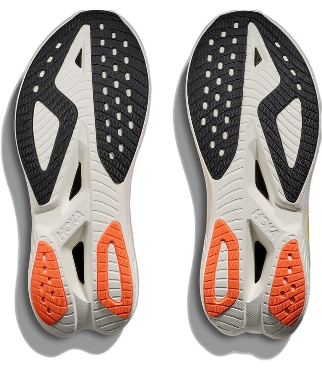 Hoka W MACH X 3 WHITE / NEON LIME 08.5B